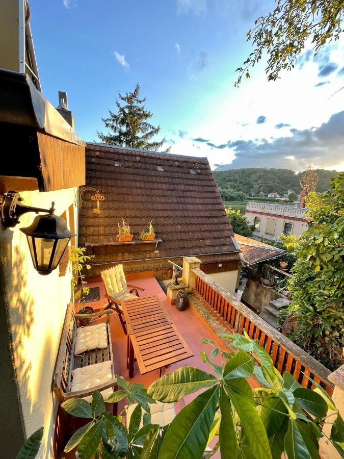 Neue Ferienwohnung Direkt Am Elberadweg Meissen Luaran gambar